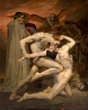 Dante and Virgil by William-Adolphe Bouguereau 
