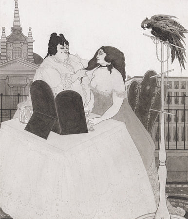 Lady at Her Dressing Table by Aubrey Beardsley. Fine art print