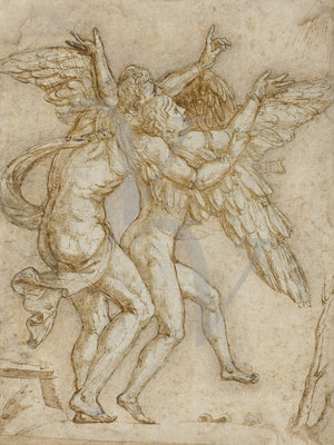 Daedalus and Icarus. Fine art print