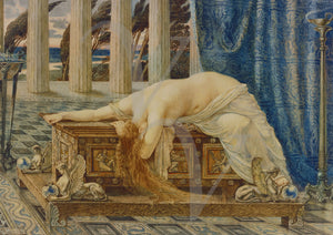 Pandora's Box by Walter Crane. Victorian painting. Mythology. Fine Art Print