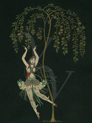 Tamara Karsarvina. Ballets Russes. Firebird. Georges Barbier Fine Art Print