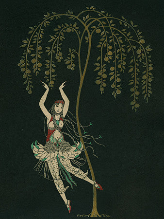 Tamara Karsarvina. Ballets Russes. Firebird. Georges Barbier Fine Art Print