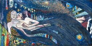 Mermaid painting. Fine art print
