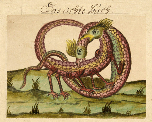 Alchemy Dragons from the Clavis Artis