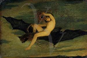 Ariel on Bat. The Tempest. Shakespeare. Fine art print