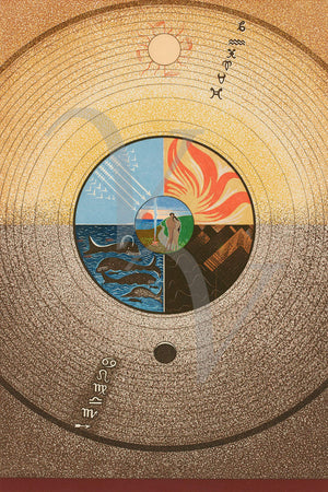 Zodiac. Art Deco illustration