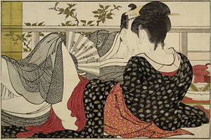 Lovers by Kitagawa Utamaro. Fine art print