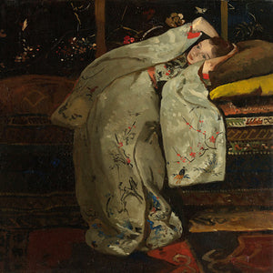 Girl in a White Kimono by George Hendrik Breitner 