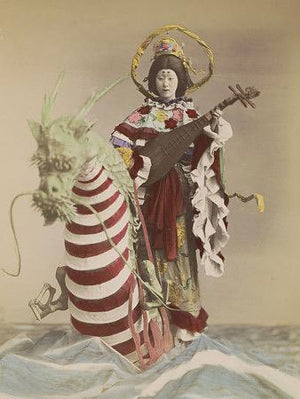 Japanese Goddess Benzaiten, Fine Art Print