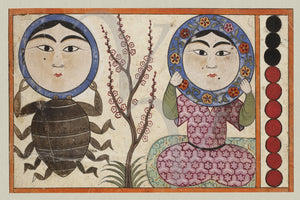 Medieval Persian Astrology Manuscript Illustration. Fine Art Print