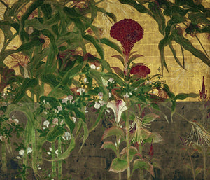 Exotic Garden. Japanese painting fine art print 