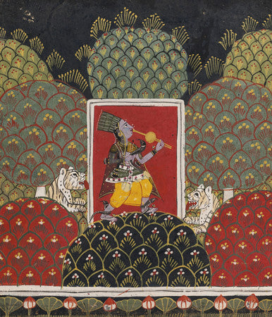 Asavari Ragini. Indian Ragamala painting. Fine art print