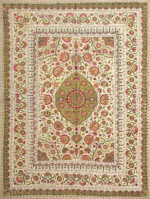 Indian Floral Textile Design. Fine art print 