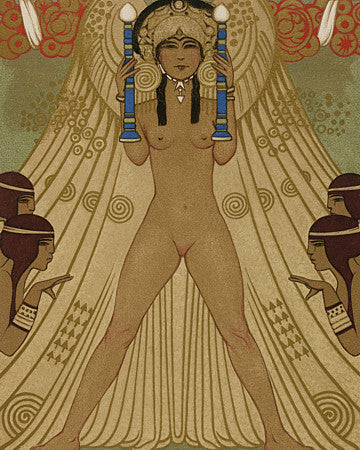 Salome. Art Deco illustration from Oscar Wilde. Fine art print