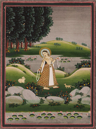 Indian Ragamala painting. Fine art print