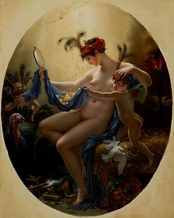 Danae. Antique painting. Mythology. Fine art print