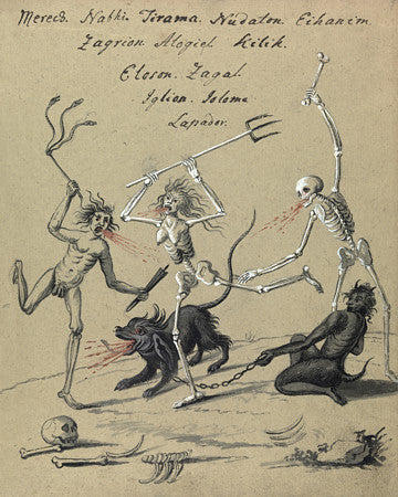 Evil Spirits from the Compendium Rarissimum