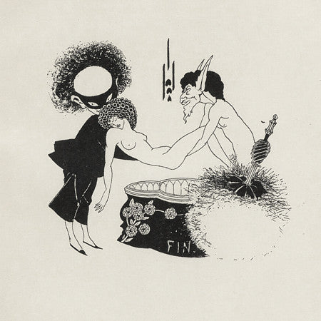 Book illustration by Aubrey Beardsley for Oscar Wilde's Salome. Fine art print