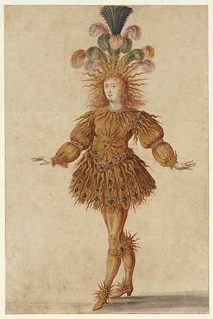 Ballet Costume. Louis the Sun King. Fine Art Print