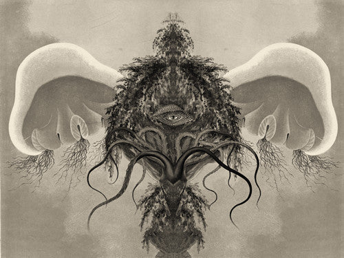 Triton's Messenger. Original collage
