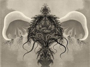 Triton's Messenger. Original collage
