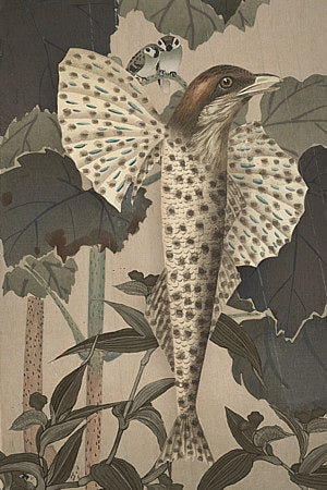 Flight of Fancy. Surreal bird collage. Fine art print