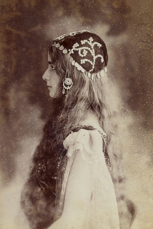 French dancer Cléo de Mérode. Antique photography. Fine art print