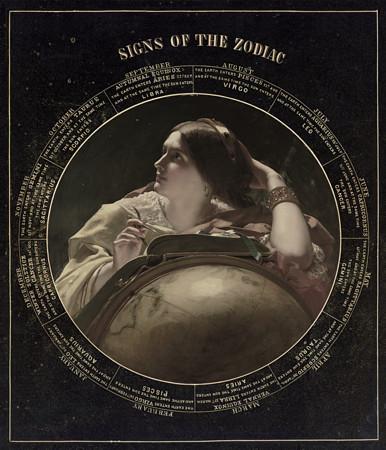 The Astrologer. Vintage astronomy, astrology and zodiac wall art. Celestial fine art print